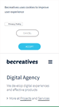 Mobile Screenshot of becreatives.com